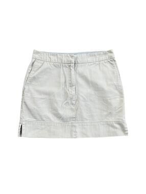 Tommy Hilfiger Beige Mini Skirt Women Size 8 Khaki Preppy Casual